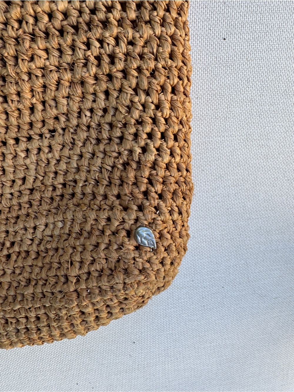 Helen Kaminski Raffia Shoulder Bag in Tan - Picture 3 of 4